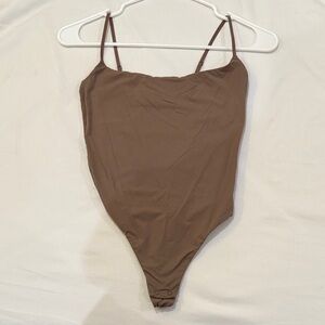 SKIMS Brown Bodysuit